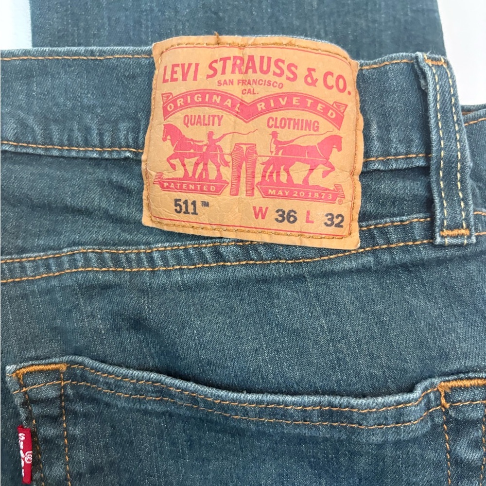 Levi's 511 Slim Jeans Classic Denim - Picture 2 of 3